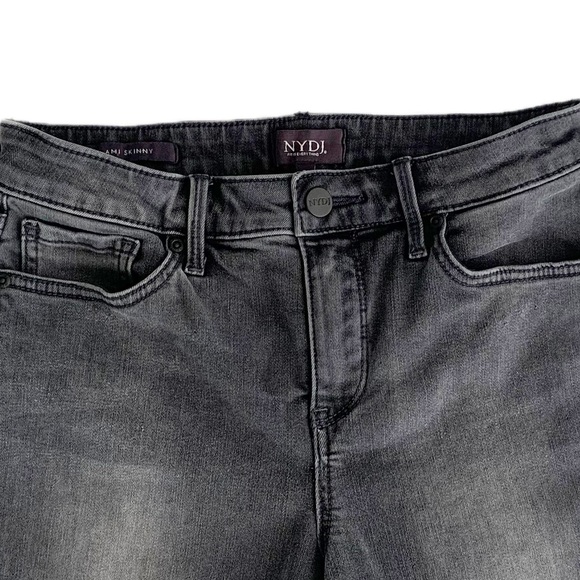 NYDJ Ami Washed Gray Jeans With Lift & Tuck Technology Size 2 - Picture 4 of 7